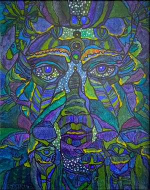 Photo of a painting Galaxy in a Dropper by svetasveta